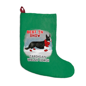 Cardigan Welsh Corgi Best In Snow Christmas Stockings