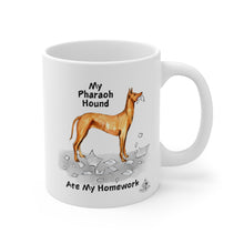 Load image into Gallery viewer, My Pharoah Hound Ate My Homework Mug