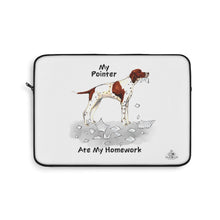 Load image into Gallery viewer, My Pointer Ate My Homework Laptop Sleeve