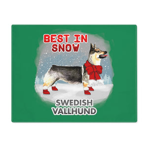 Swedish Vallhund Best In Snow Placemat