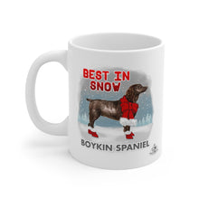 Load image into Gallery viewer, Boykin Spaniel Best In Snow Mug