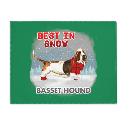 Basset Hound Best In Snow Placemat