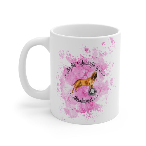 Bloodhound Pet Fashionista Mug