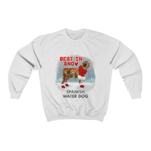 Load image into Gallery viewer, Spanish Water Dog Best In Snow Heavy Blend™ Crewneck Sweatshirt