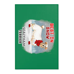 Sealyham Terrier Best In Snow Area Rug