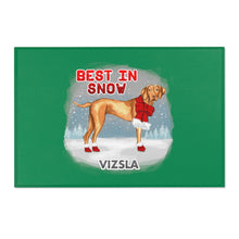 Load image into Gallery viewer, Vizsla Best In Snow Area Rug