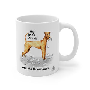 My Irish Terrier Ate My Homework Mug