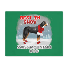 Load image into Gallery viewer, Swiss Mountain Dog Best In Snow Placemat