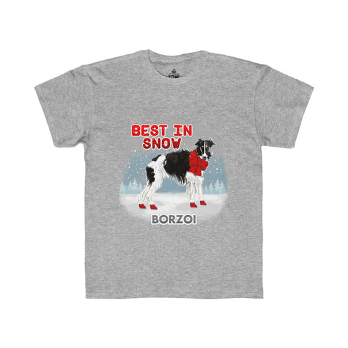 Borzoi Best In Snow Kids Regular Fit Tee