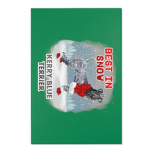 Load image into Gallery viewer, Kerry Blue Terrier Best In Snow Area Rug