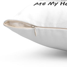 Load image into Gallery viewer, My Cavalier King Charles Ate My Homework Square Pillow