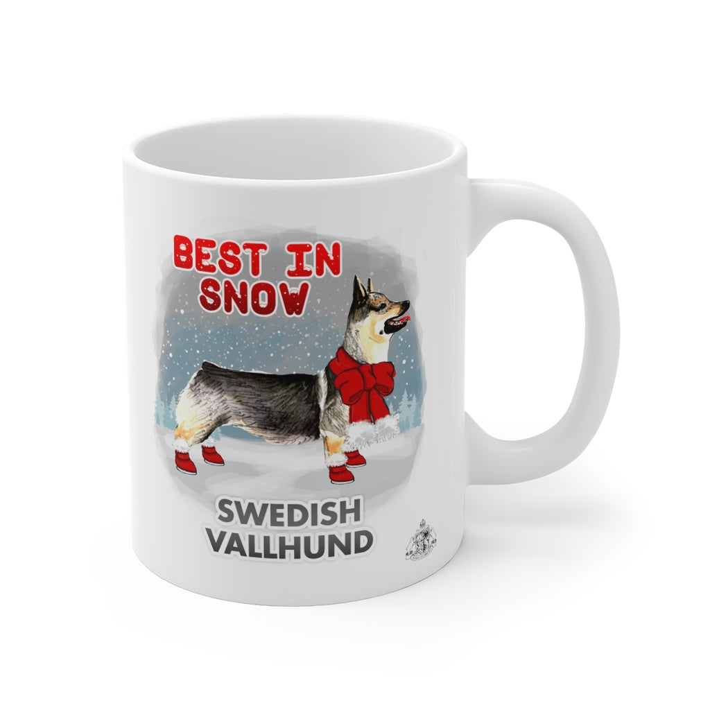 Swedish Vallhund Best In Snow Mug