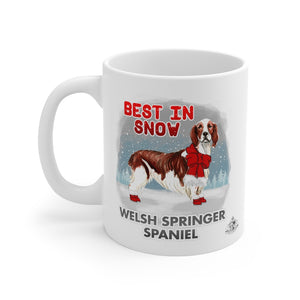 Welsh Springer Spaniel Best In Snow Mug