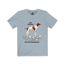 Load image into Gallery viewer, My Pointer Ate My Homework Unisex Jersey Short Sleeve Tee