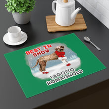 Load image into Gallery viewer, Lagotto Ramagnolo Best In Snow Placemat