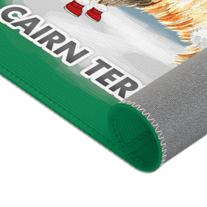 Cairn Terrier Best In Snow Area Rug