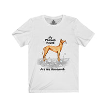 Load image into Gallery viewer, My Pharoah Ate My Homework Unisex Jersey Short Sleeve Tee