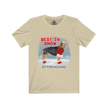 Load image into Gallery viewer, Otterhound Best In Snow Unisex Jersey Short Sleeve Tee