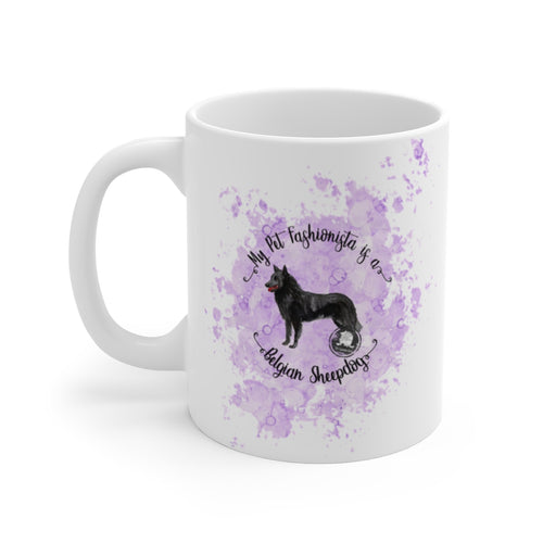 Belgian Sheepdog Pet Fashionista Mug