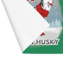 Load image into Gallery viewer, Siberian Husky Best In Snow Placemat