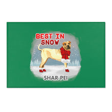 Load image into Gallery viewer, Shar Pei Best In Snow Area Rug