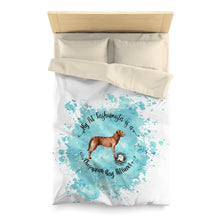 Load image into Gallery viewer, Chesapeake Bay Retriever Pet Fashionista Duvet Cover