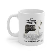 Load image into Gallery viewer, My Old English Sheepdog Ate My Homework Mug