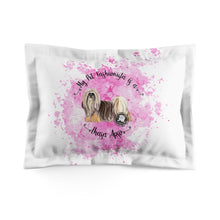 Load image into Gallery viewer, Lhasa Apso Pet Fashionista Pillow Sham