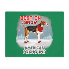 Load image into Gallery viewer, American Foxhound Best In Snow Placemat