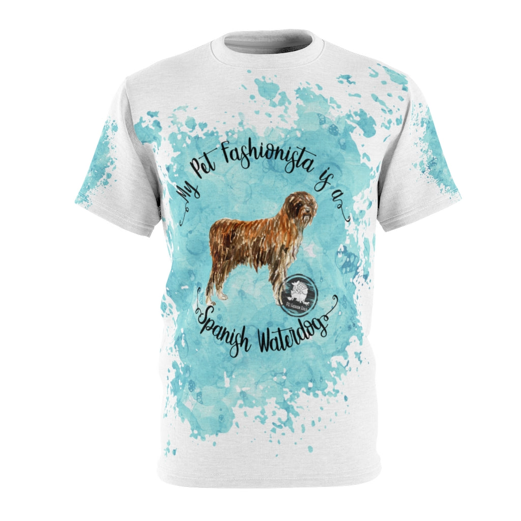 Spanish Waterdog Pet Fashionista All Over Print Shirt