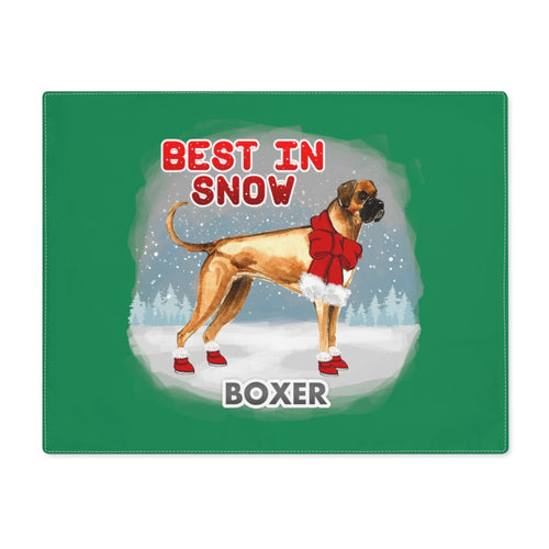 Boxer Best In Snow Placemat
