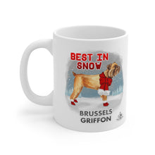 Load image into Gallery viewer, Brussels Griffon Best In Snow Mug