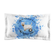 Load image into Gallery viewer, West Highland White Terrier Pet Fashionista Pillow Sham