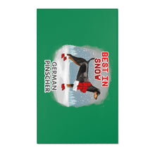 Load image into Gallery viewer, German Pinscher Best In Snow Area Rug