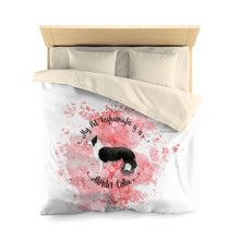 Load image into Gallery viewer, Border Collie Pet Fashionista Duvet Cover