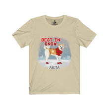 Load image into Gallery viewer, Akita Best In Snow Unisex Jersey Short Sleeve Tee