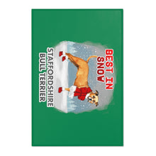 Load image into Gallery viewer, Staffordshire Bull Terrier Best In Snow Area Rug