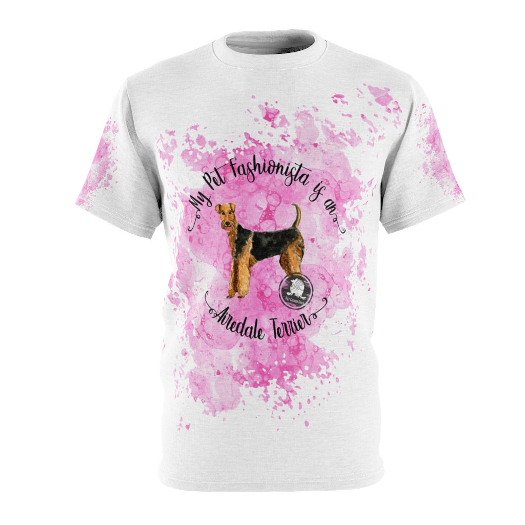 Airedale Terrier Pet Fashionista All Over Print Shirt
