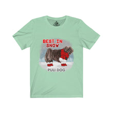 Load image into Gallery viewer, Puli Best In Snow Unisex Jersey Short Sleeve Tee