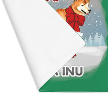Load image into Gallery viewer, Shiba Inu Best In Snow Placemat