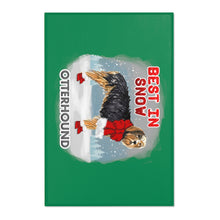 Load image into Gallery viewer, Otterhound In Snow Area Rug