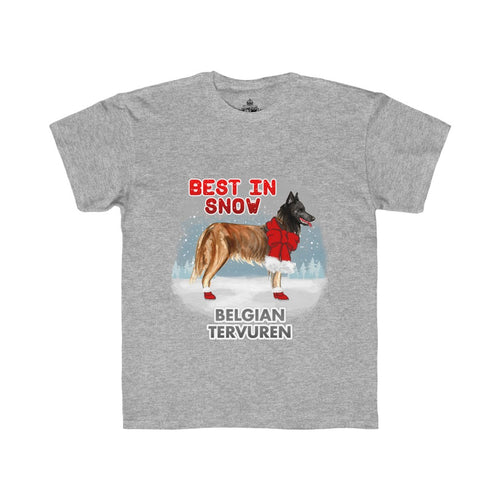 Belgian Tervuren Best In Snow Kids Regular Fit Tee