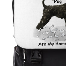 Load image into Gallery viewer, My Portuguese Water Dog Ate My Homework Backpack