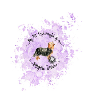 Yorkshire Terrier Pet Fashionista Duvet Cover
