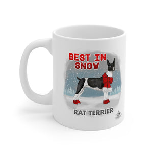 Rat Terrier Best In Snow Mug