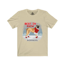 Load image into Gallery viewer, Boerboel Best In Snow Unisex Jersey Short Sleeve Tee