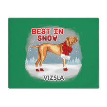 Load image into Gallery viewer, Vizsla Best In Snow Placemat