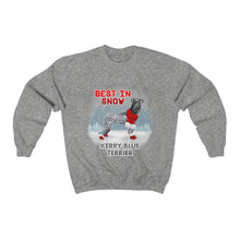 Load image into Gallery viewer, Kerry Blue Terrier Best In Snow Heavy Blend™ Crewneck Sweatshirt