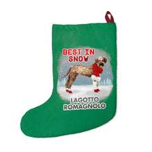 Load image into Gallery viewer, Lagotto Ramagnolo Best In Snow Christmas Stockings
