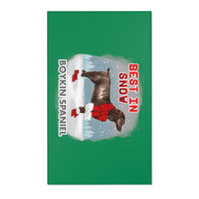 Load image into Gallery viewer, Boykin Spaniel Best In Snow Area Rug